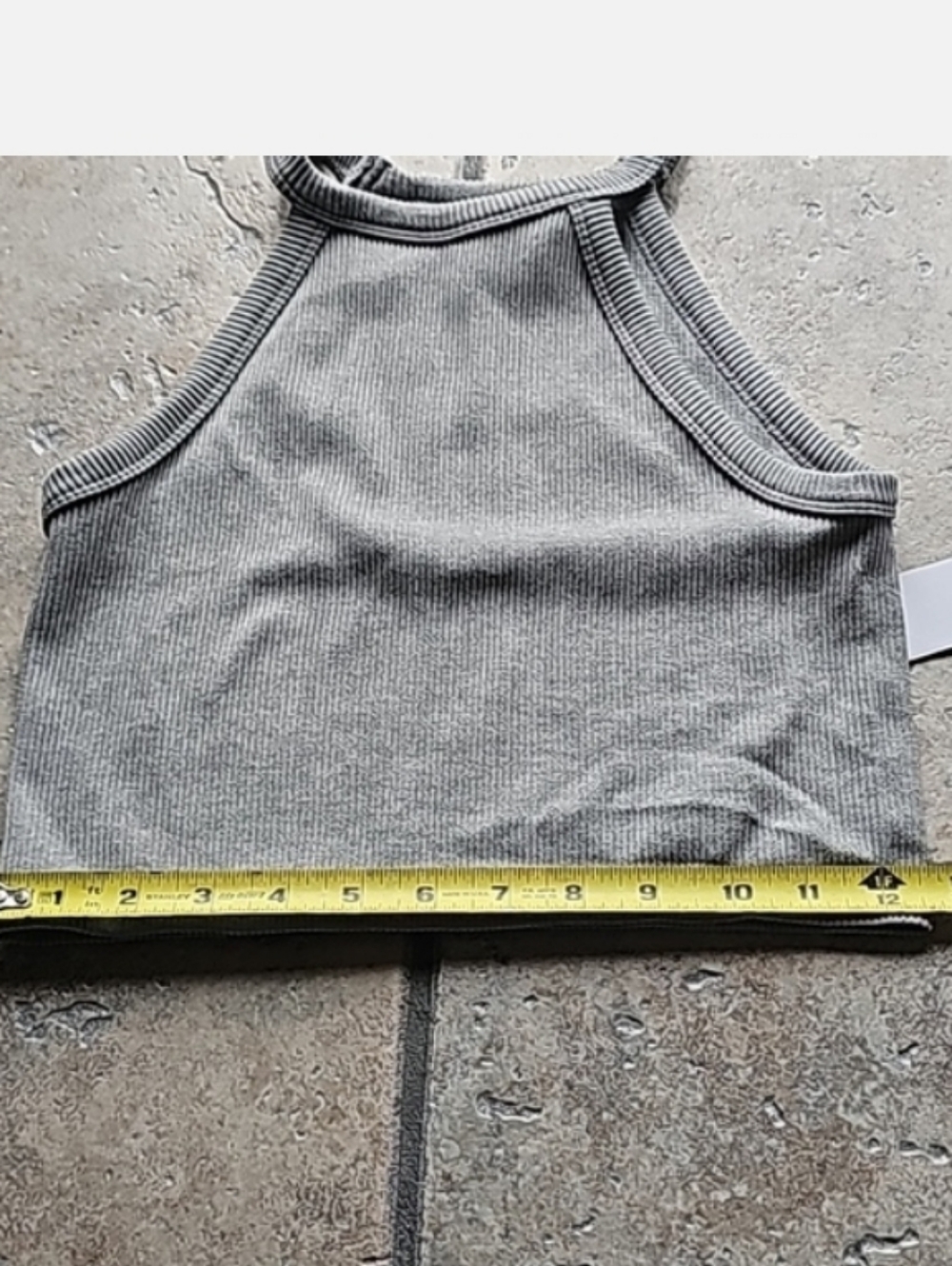 5/30$ Ribbed Crop Tank Top - Pink, Blue, White, Gray, Tan - Picture 9 of 10